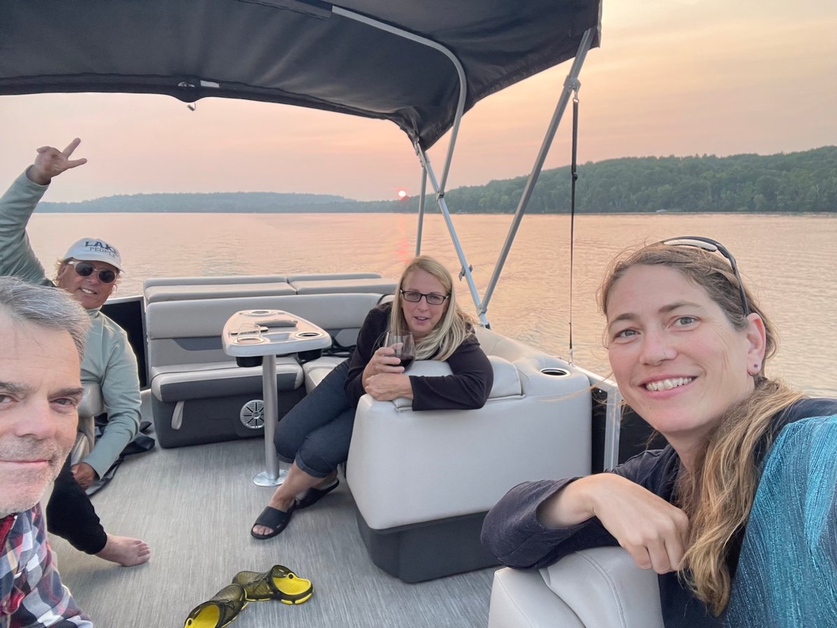 Firecamp On Lake Duborne, Canada