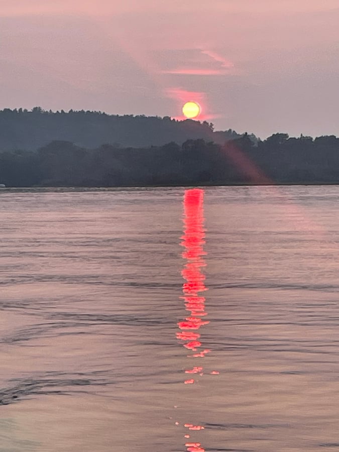 Firecamp On Lake Duborne, Canada