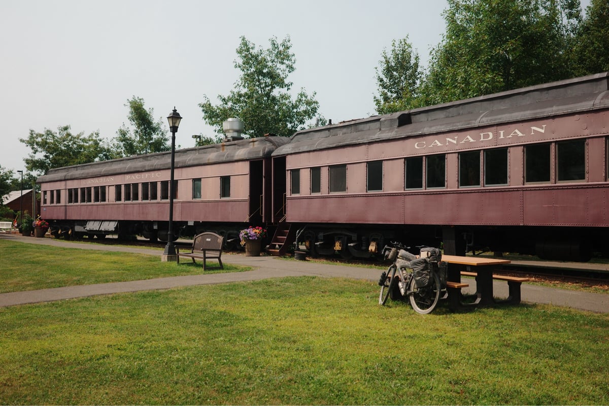 Vagones de tren antiguos, Canadá