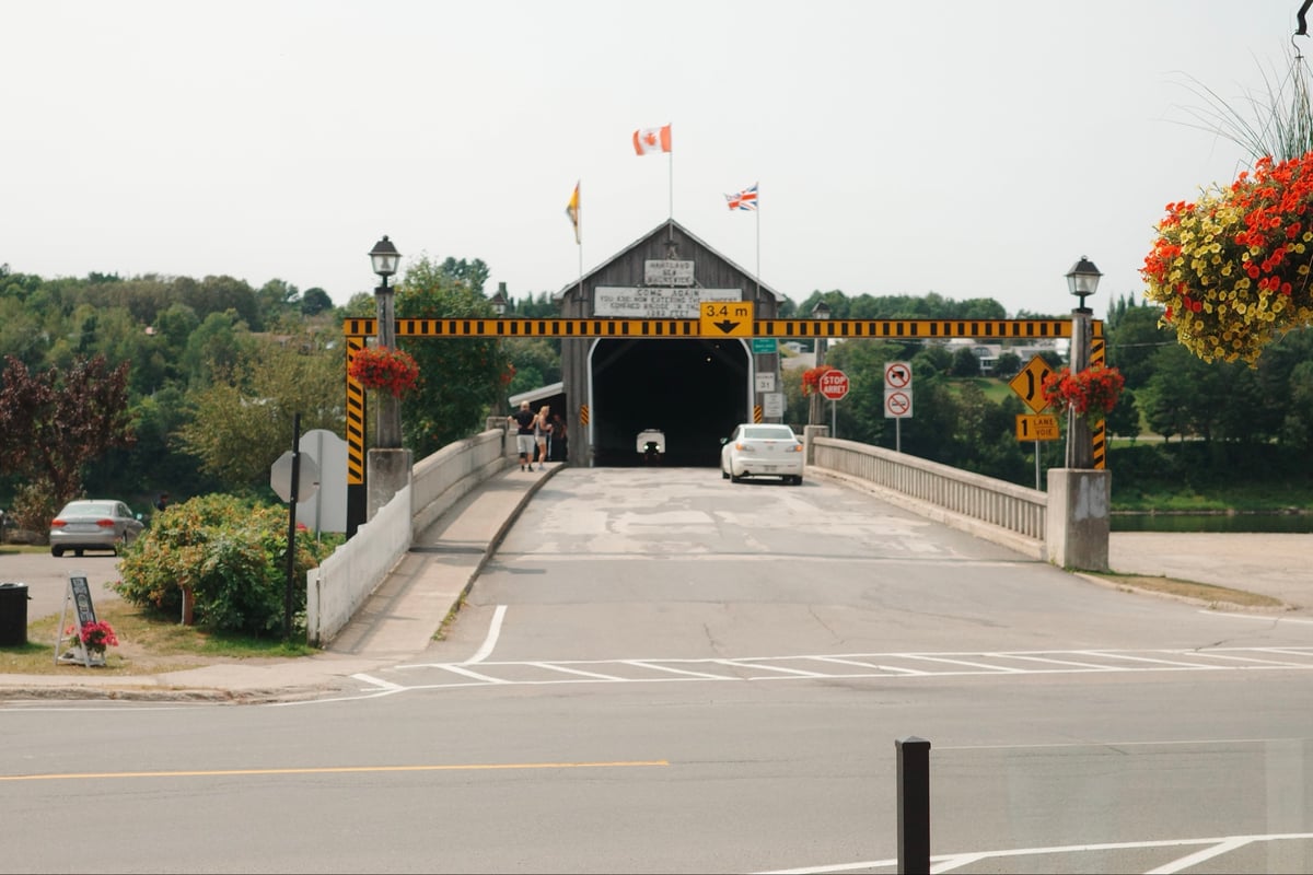 Puente cubierto de Hartland, Canadá