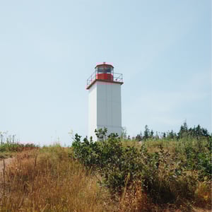 Quaco Head Lighthouse by Jeremy