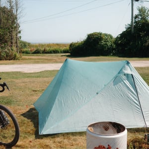Camping Spot By The Water by Jeremy