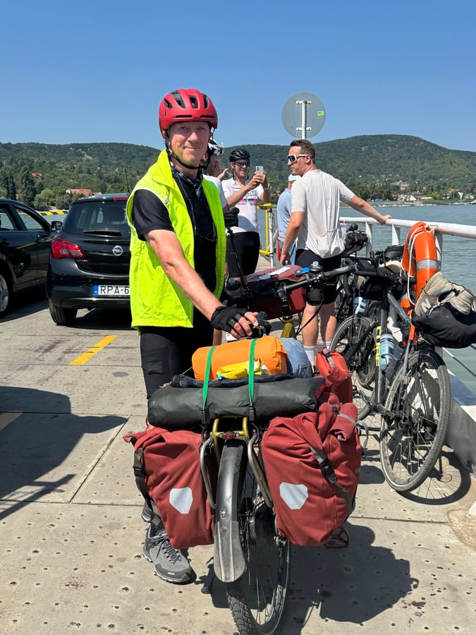 Across The Danube for a cycle path, Hungary