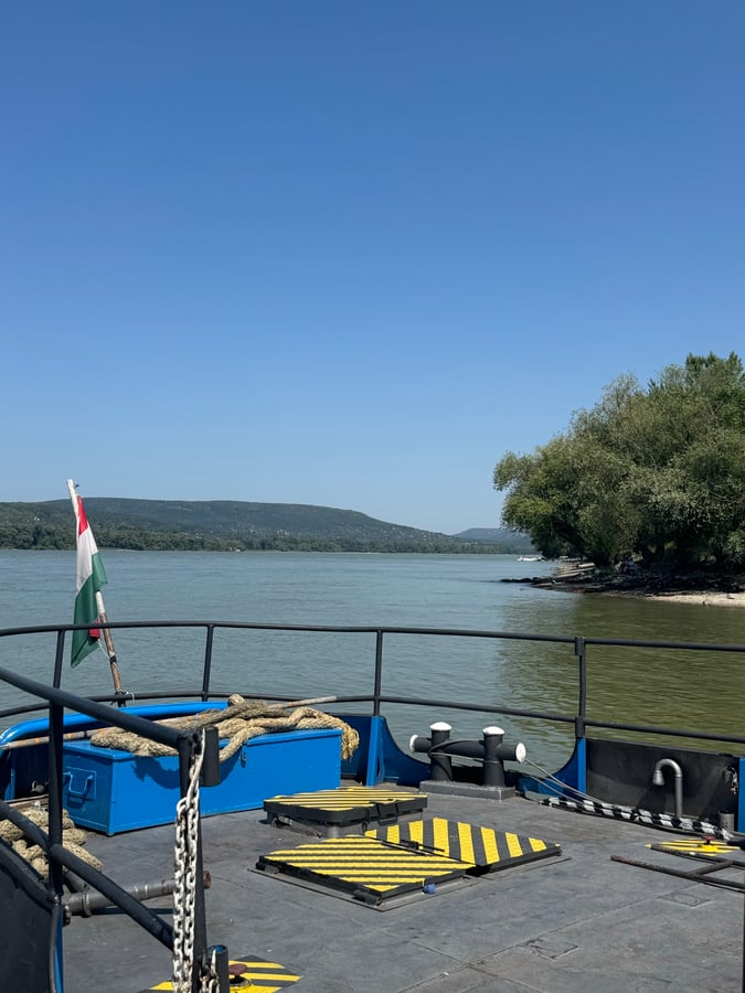 Across The Danube for a cycle path, Hungary