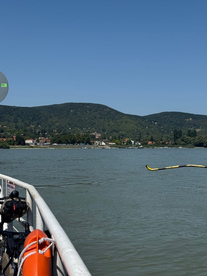 Across The Danube for a cycle path, Hungary