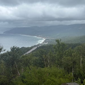 Looking Down On Pleasant Bay by Jeremy