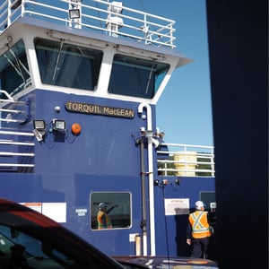 Englishtown Ferry by Jeremy