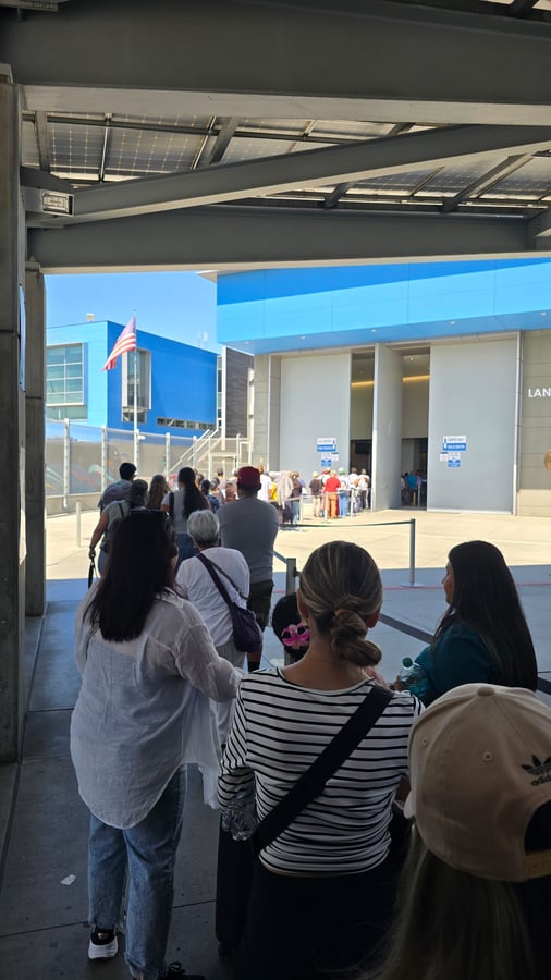 Tijuana - Cruzando la frontera a pie, Estados Unidos