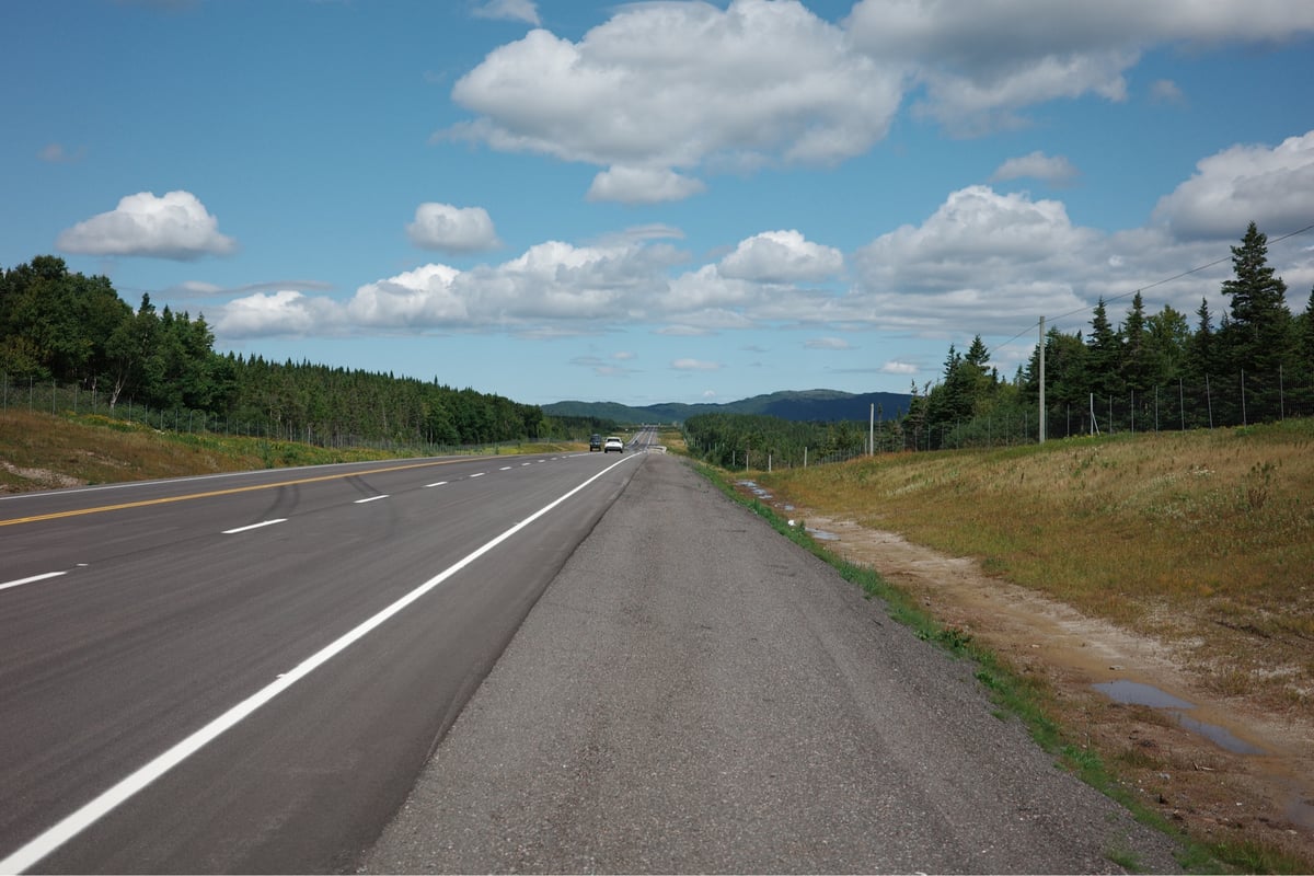 Vistas de la autopista, Canadá