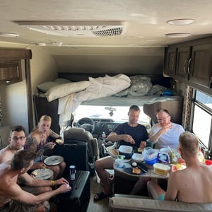 Camping In The Woods And Spa Time by David