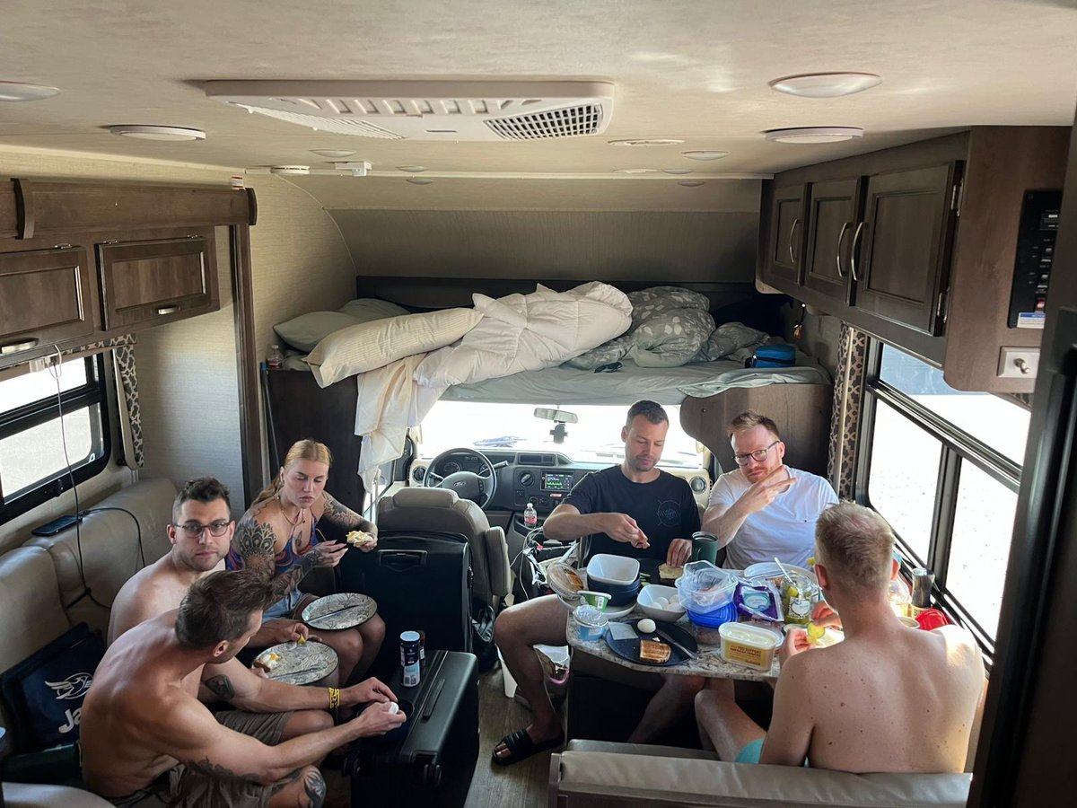 Acampada en el bosque y tiempo de spa, Estados Unidos