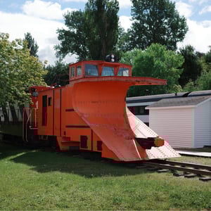 Snow Clearing Train by Jeremy