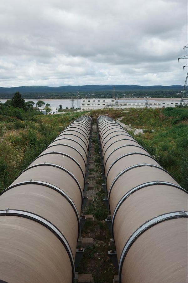Tuberías de aliviadero, Canadá