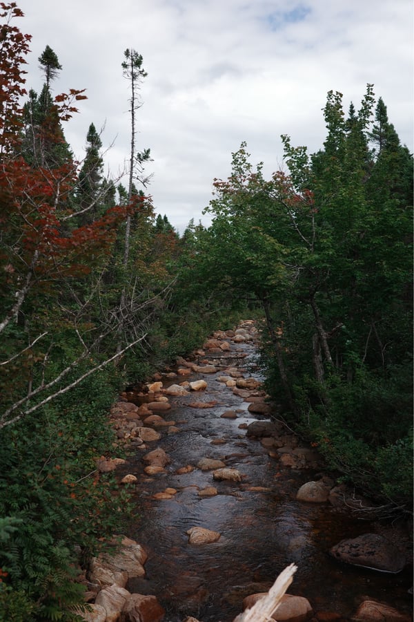 Fotos del sendero inferior, Canadá