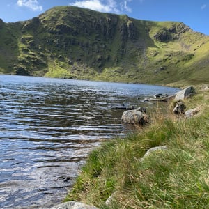 Red Tarn Lunch Break by Adam