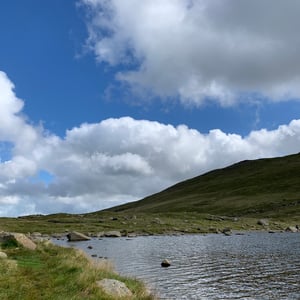 Red Tarn Lunch Break by Adam