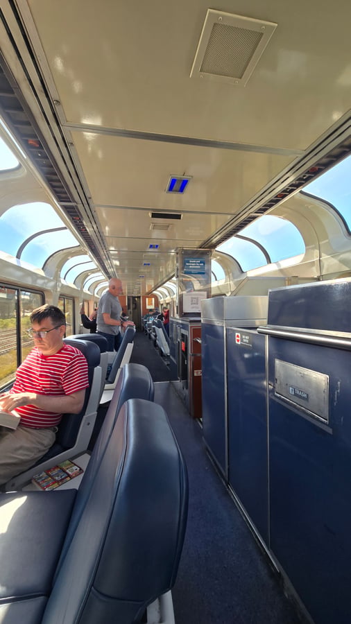 CRUCE DE FRONTERA con el AMTRAK TARAIL, Estados Unidos