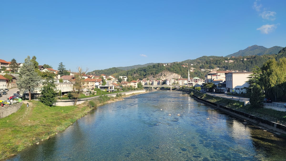 Drina-Fluss, Bosnien und Herzegowina