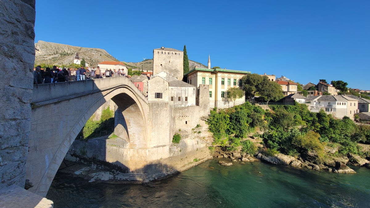 Old Bridge in Mostar Old Town, Bosnia & Herzegovina