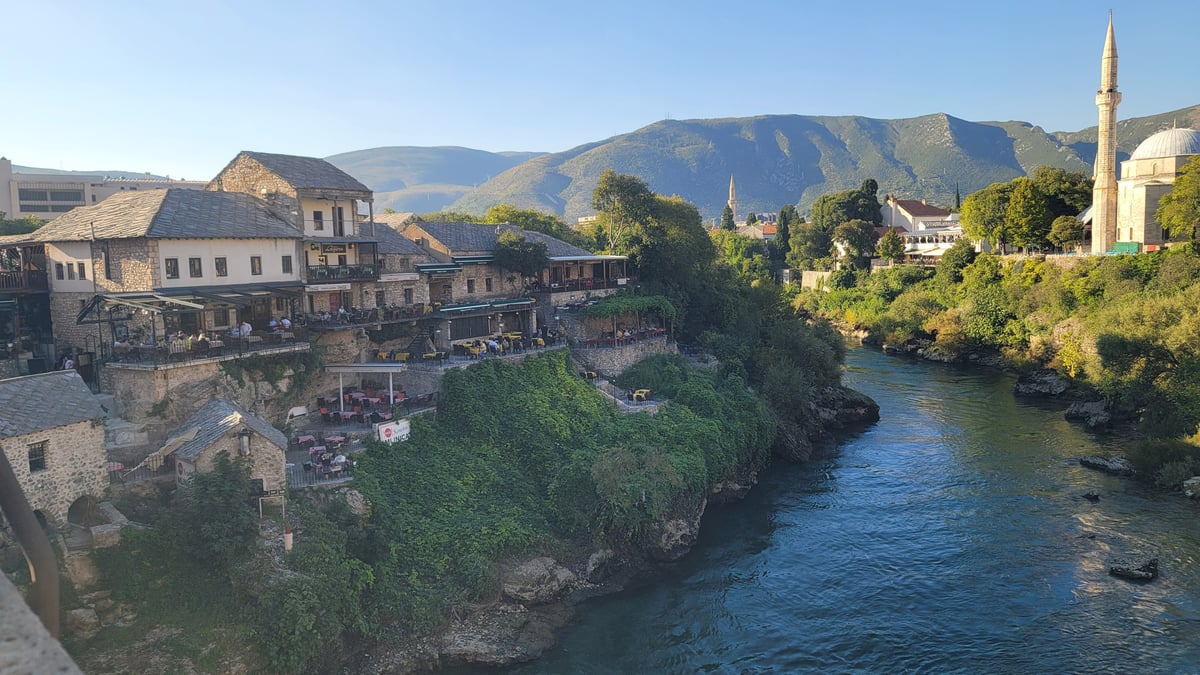 Old Bridge in Mostar Old Town, Bosnia & Herzegovina