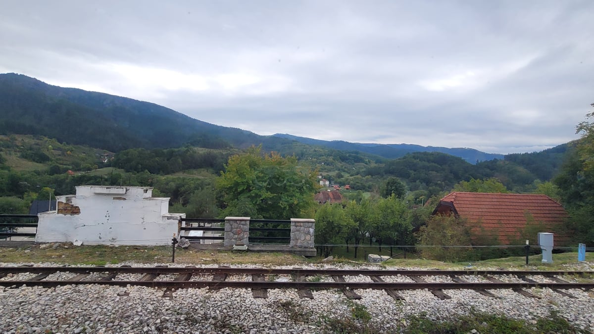 The famous "8-shaped train" Šargan Eight, Serbia
