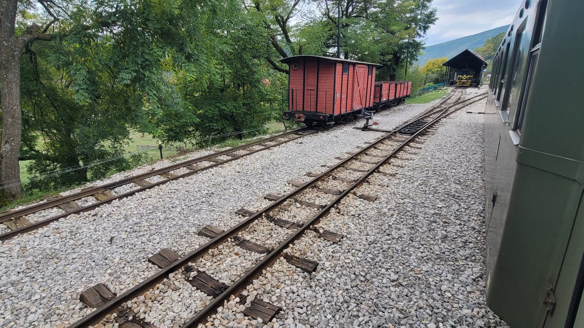 The famous "8-shaped train" Šargan Eight, Serbia