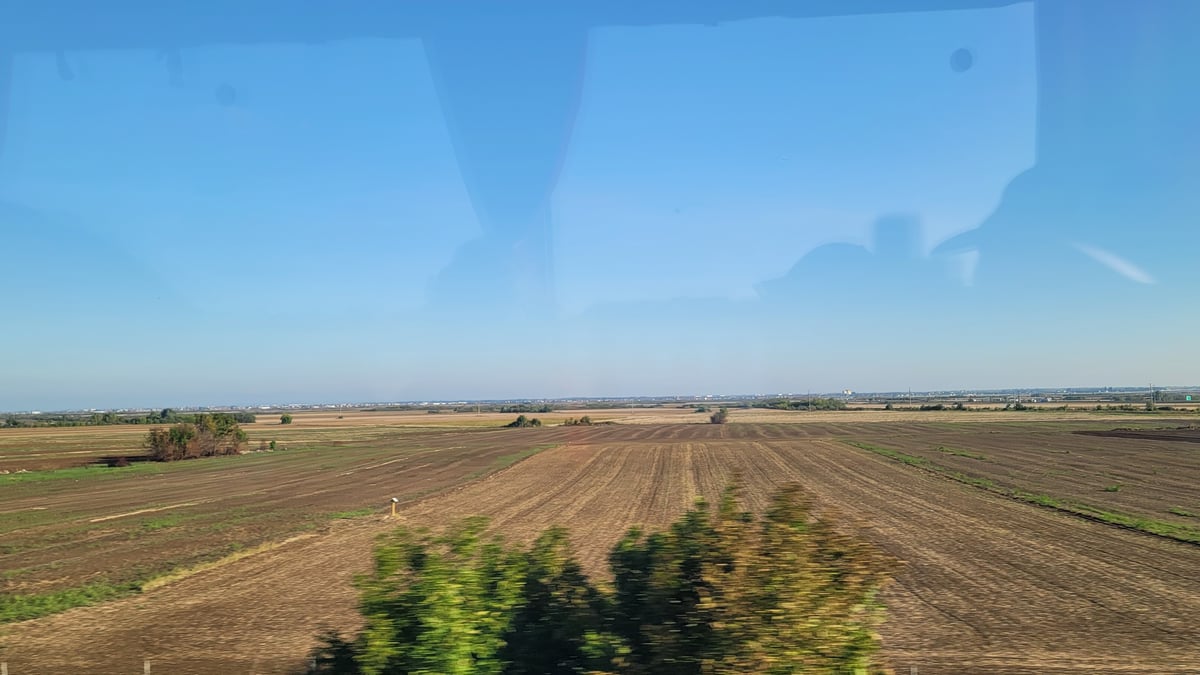 Belgrade countryside scenery along the way, Serbia