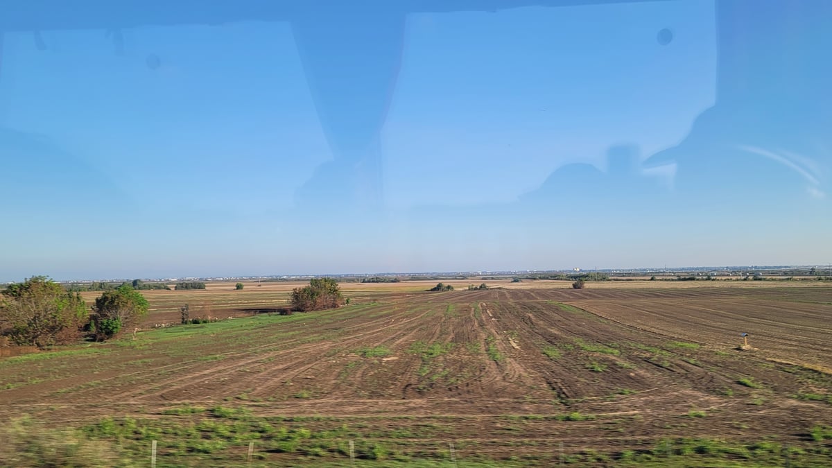Belgrade countryside scenery along the way, Serbia