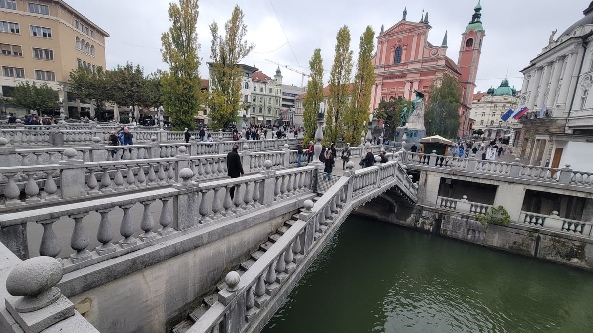 Dreifachbrücke, Slowenien
