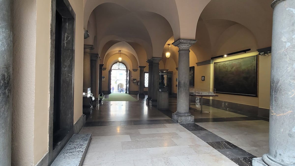 Rathaus von Ljubljana, Slowenien