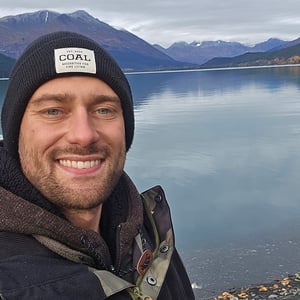 Road Stop At A Alaskan Lake by David