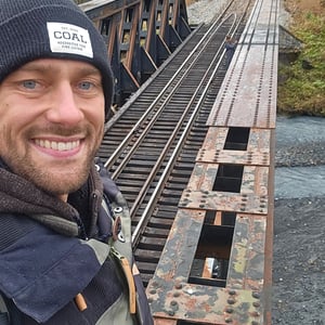 Road Stop At A Alaskan Lake by David