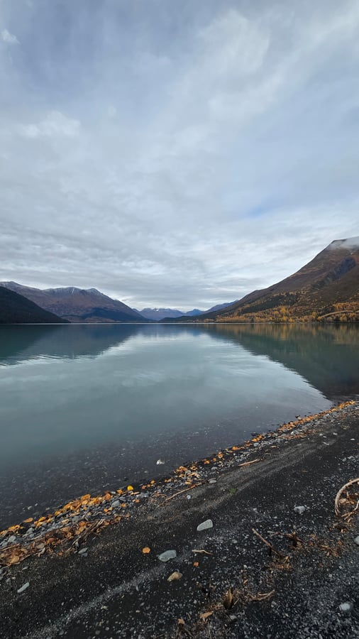 Parada en un lago de Alaska, Estados Unidos