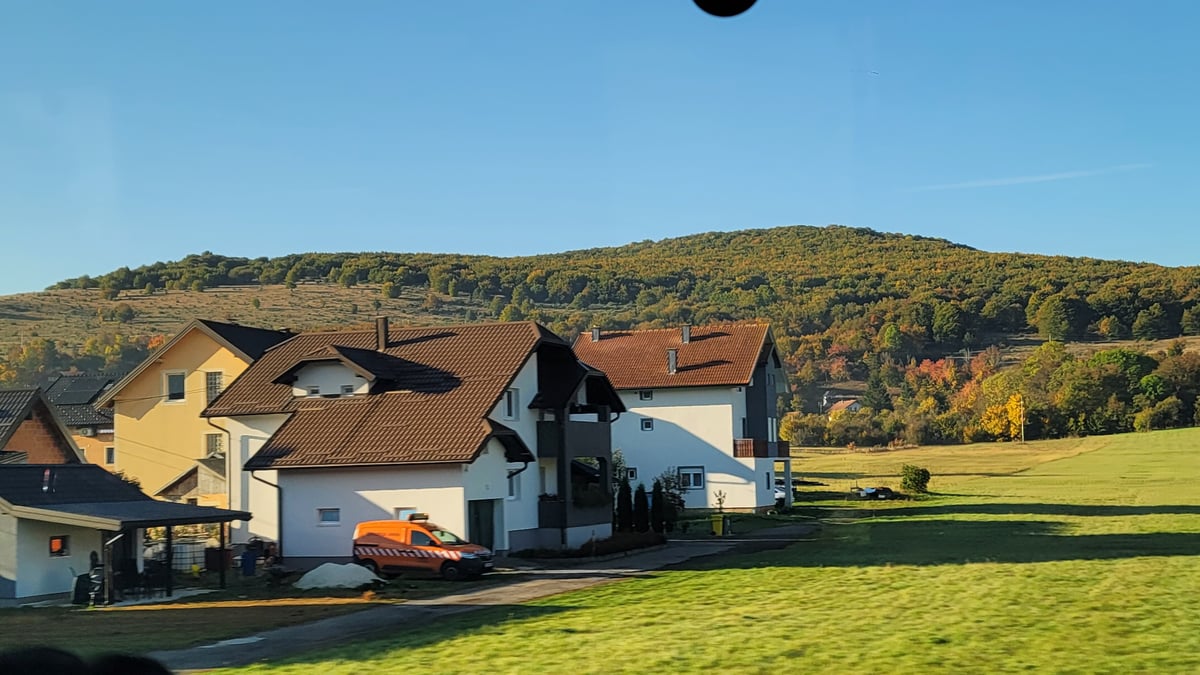 Paesaggio lungo il percorso, Croazia