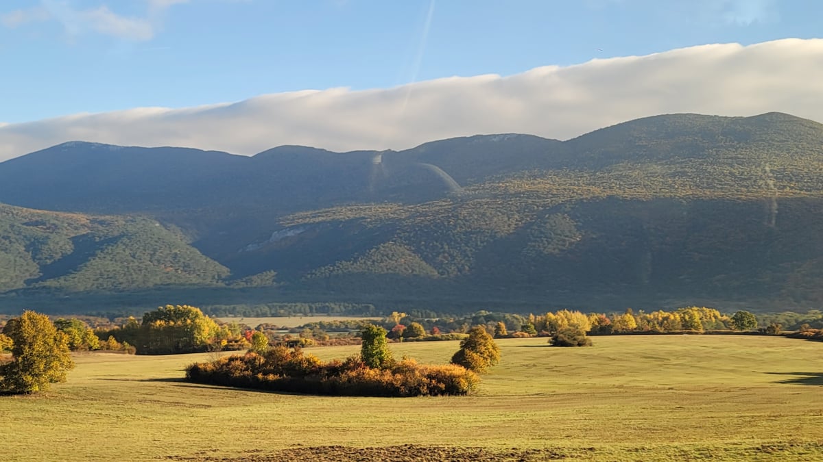 Paesaggio lungo il percorso, Croazia