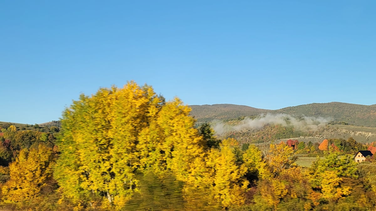 Paesaggio lungo il percorso, Croazia