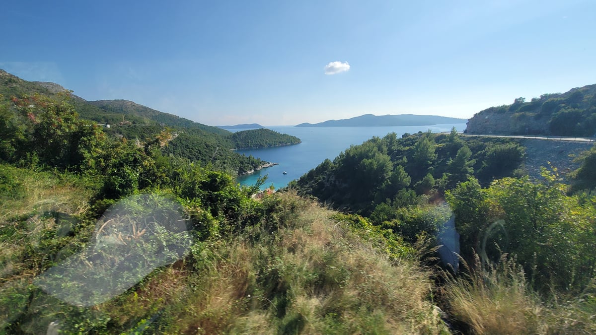 Landschaft entlang des Weges, Kroatien