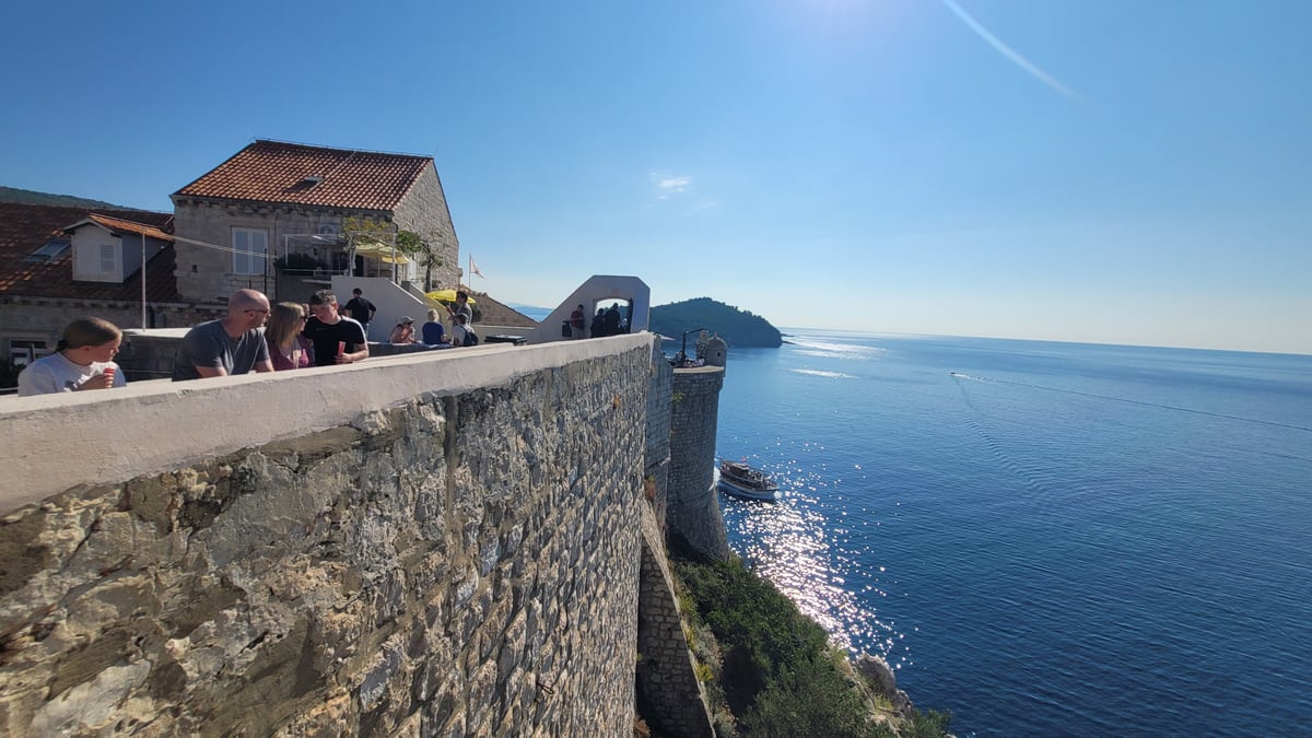 Las murallas de la ciudad vieja de Dubrovnik, Croacia