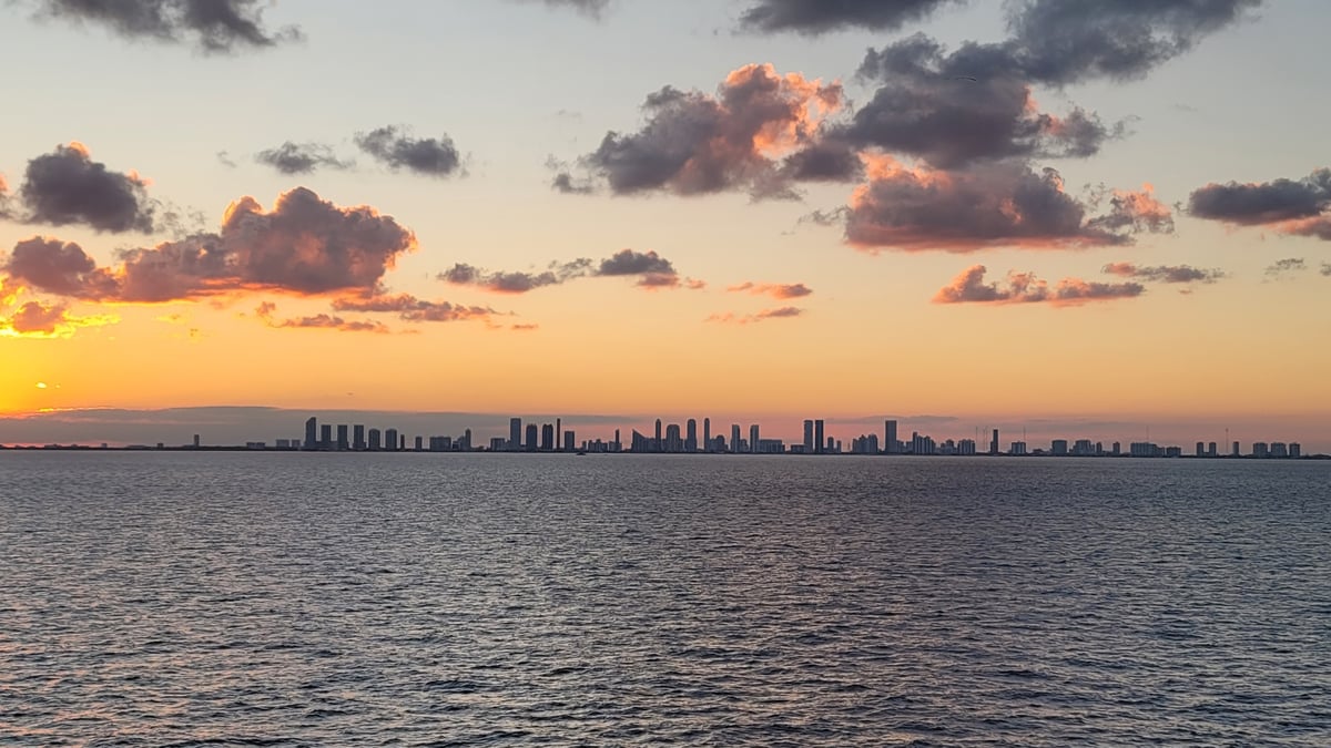 Miami sunset, United States