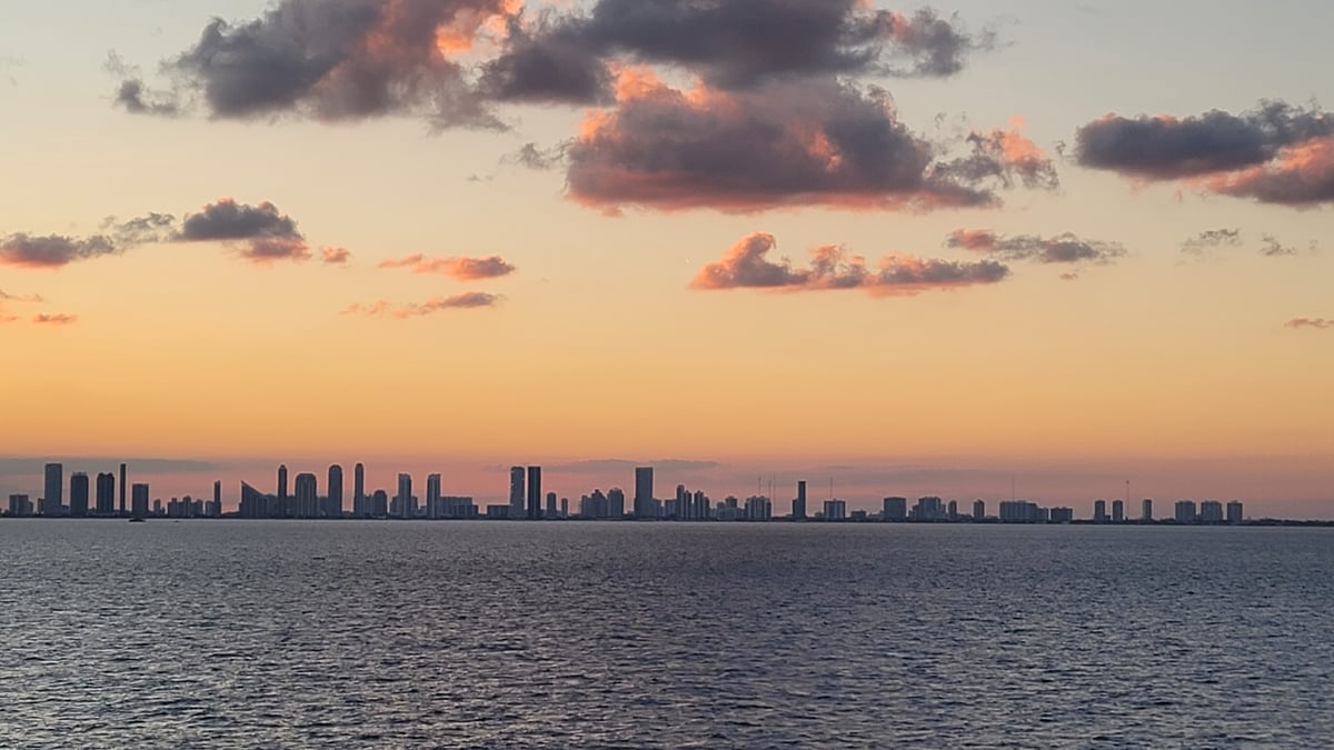Miami sunset, United States