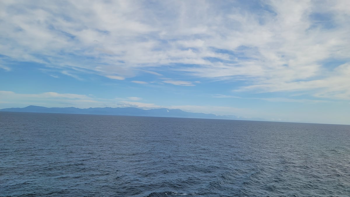 Panama coastline scenery along the way