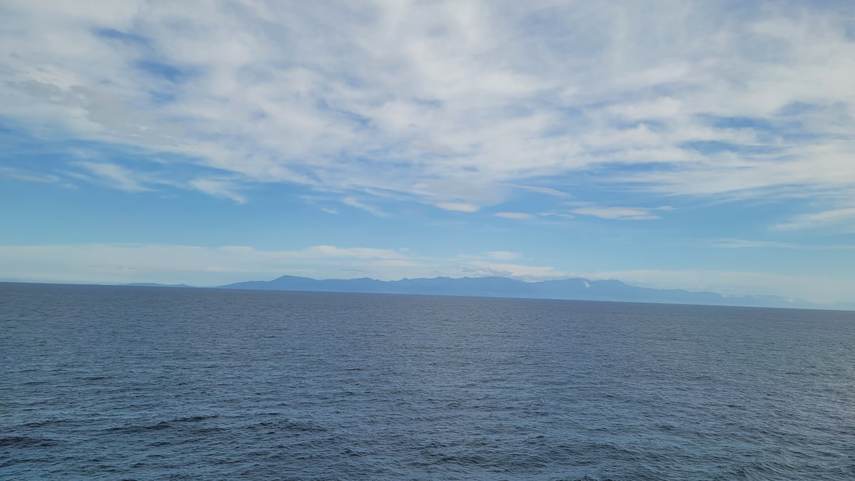 Panama coastline scenery along the way