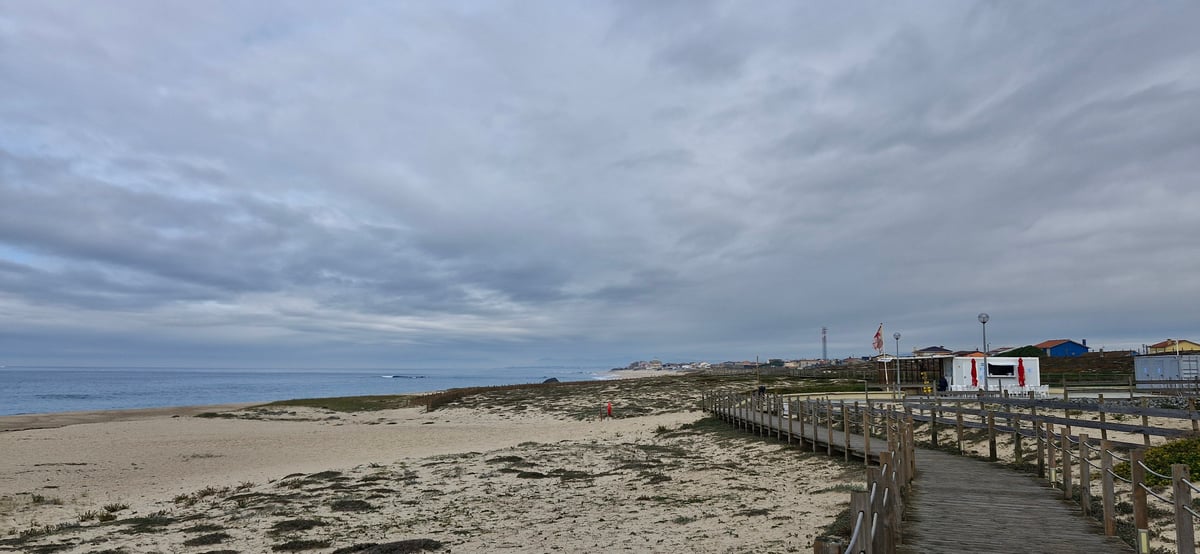 Erster Blick auf das Tor, Portugal