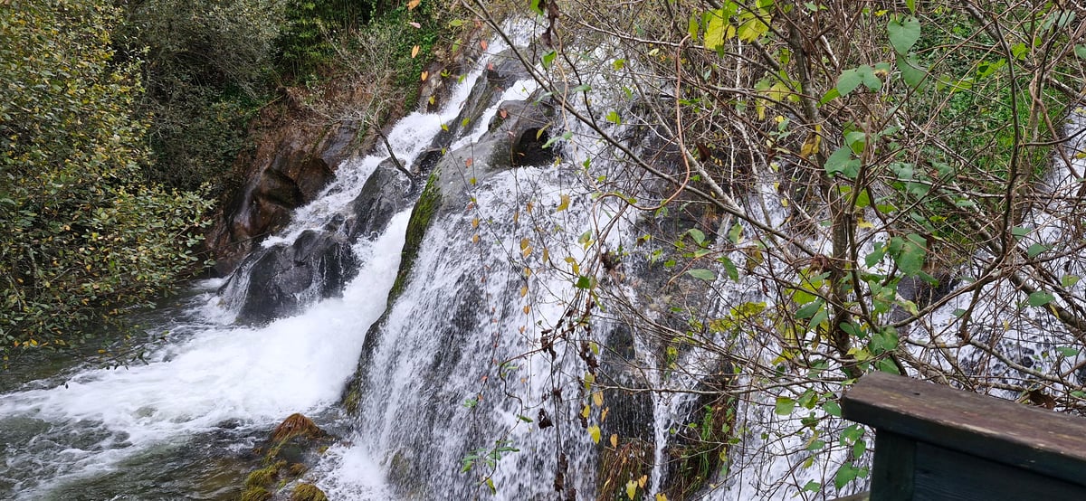 Waterfall Side Hike, Spain