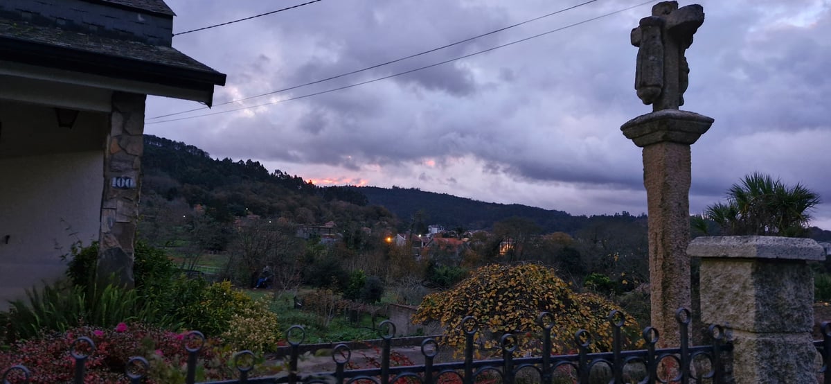 Sonnenaufgangswolken, Spanien