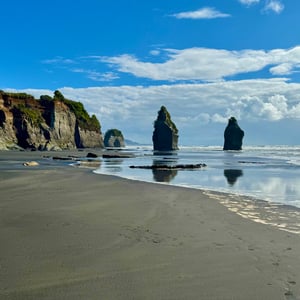Three Sisters and Elephant Rock by Nick