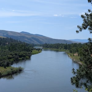 Bitterroot River by Nancy