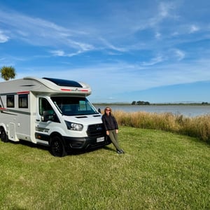 A gorgeous evening at Lake Wairarapa by Nick