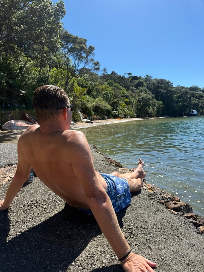 Our Morning Dip Spot - Omiha Bay, New Zealand