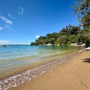 Our Morning Dip Spot - Omiha Bay by Nick